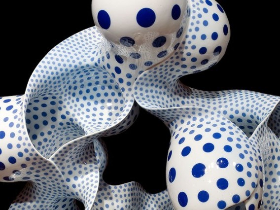 blue + white porcelain by unknown artist